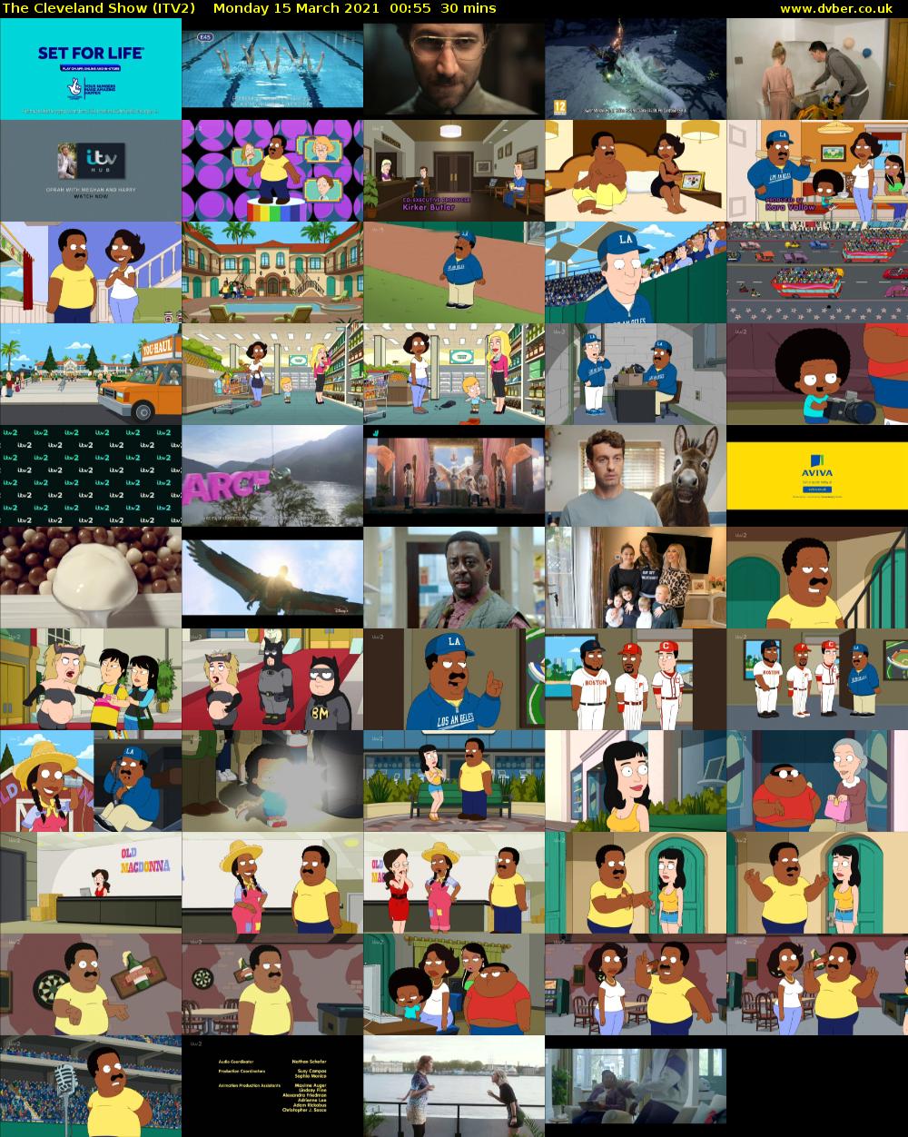 The Cleveland Show (ITV2) Monday 15 March 2021 00:55 - 01:25