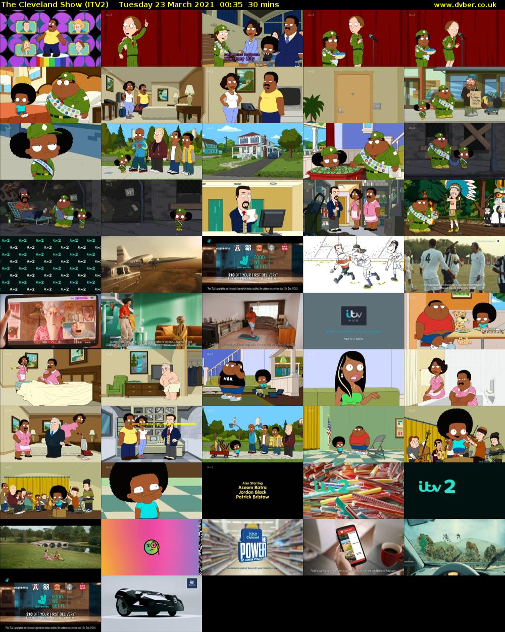 The Cleveland Show (ITV2) Tuesday 23 March 2021 00:35 - 01:05