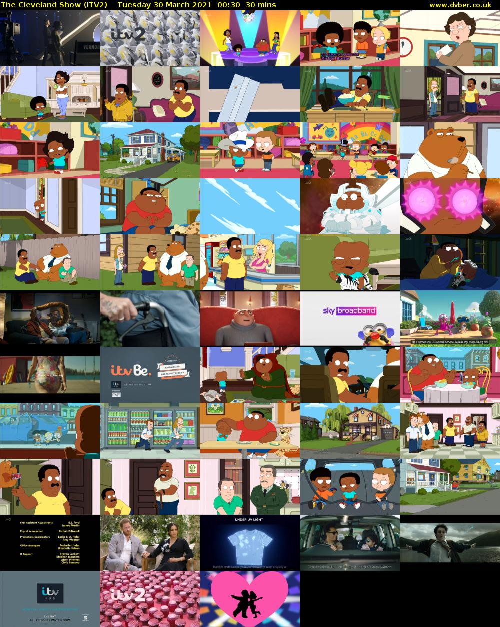 The Cleveland Show (ITV2) Tuesday 30 March 2021 00:30 - 01:00
