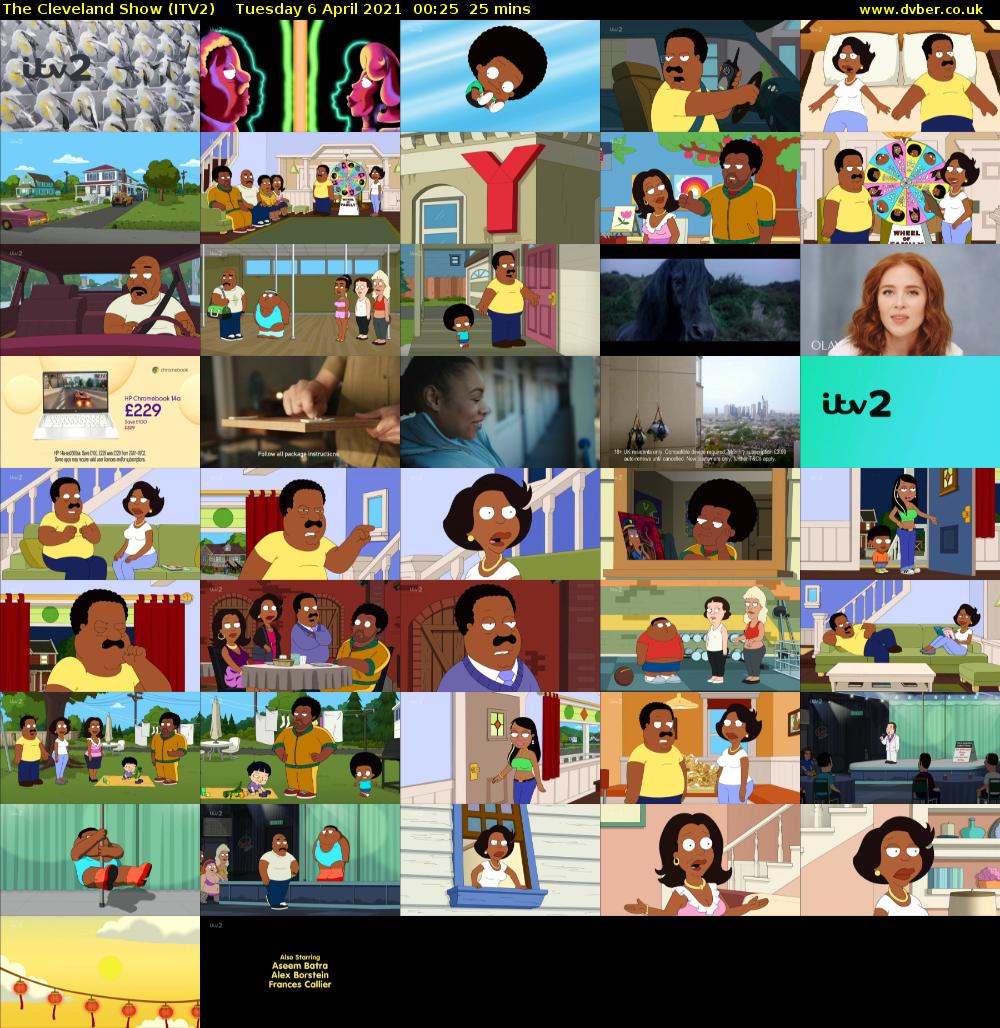 The Cleveland Show (ITV2) Tuesday 6 April 2021 00:25 - 00:50