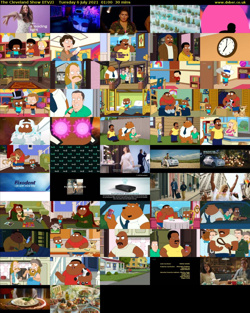 The Cleveland Show (ITV2) Tuesday 6 July 2021 01:00 - 01:30