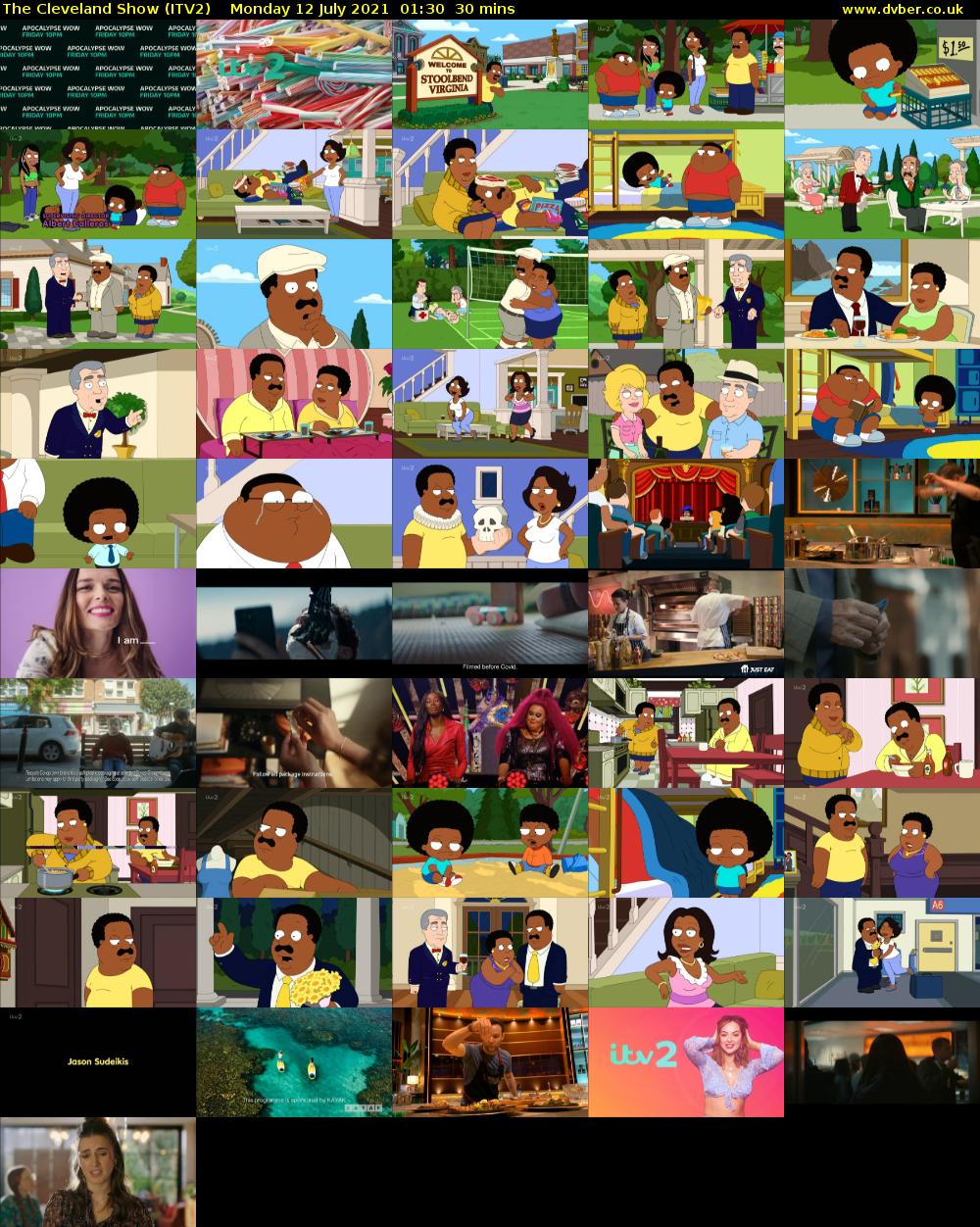 The Cleveland Show (ITV2) Monday 12 July 2021 01:30 - 02:00