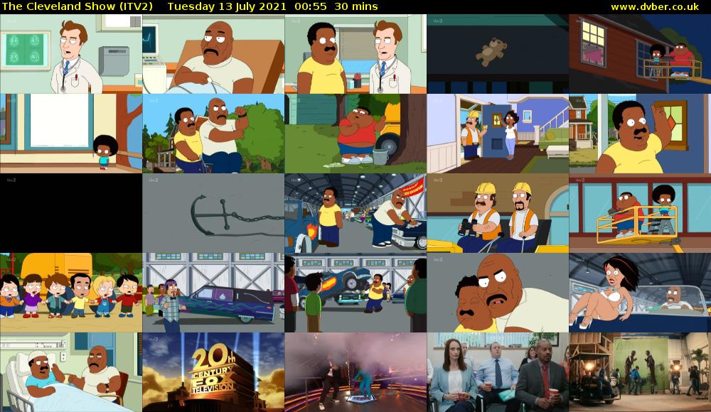 The Cleveland Show (ITV2) Tuesday 13 July 2021 00:55 - 01:25