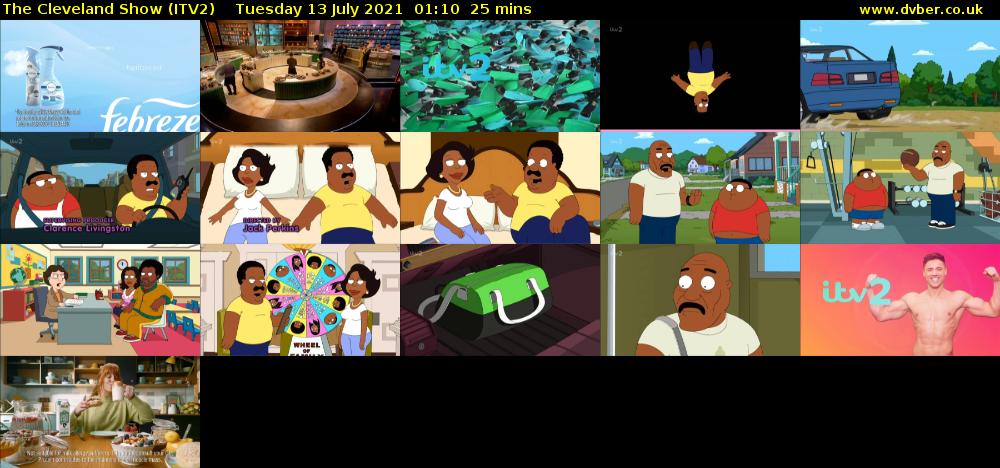 The Cleveland Show (ITV2) Tuesday 13 July 2021 01:10 - 01:35