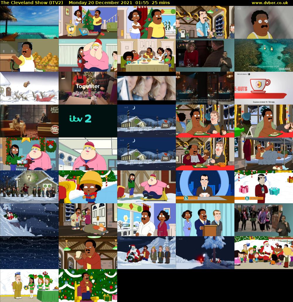 The Cleveland Show (ITV2) Monday 20 December 2021 01:55 - 02:20