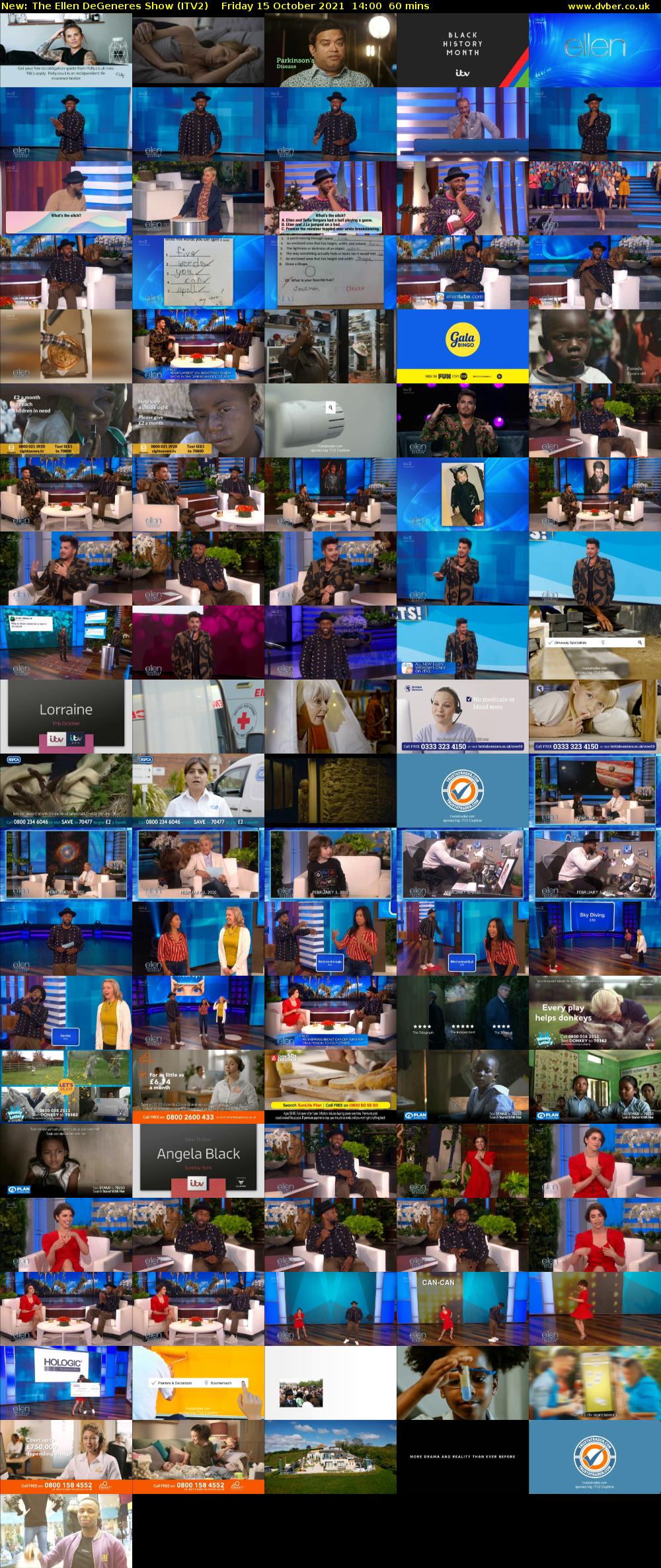 The Ellen DeGeneres Show (ITV2) Friday 15 October 2021 14:00 - 15:00