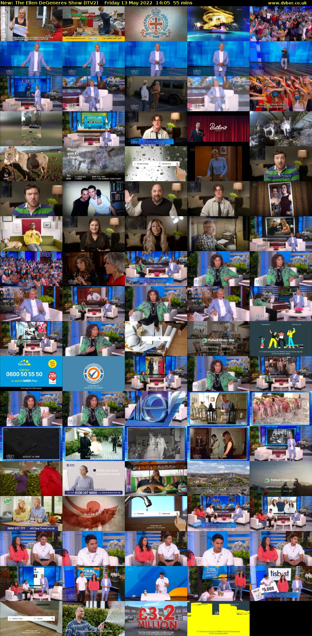 The Ellen DeGeneres Show (ITV2) Friday 13 May 2022 14:05 - 15:00