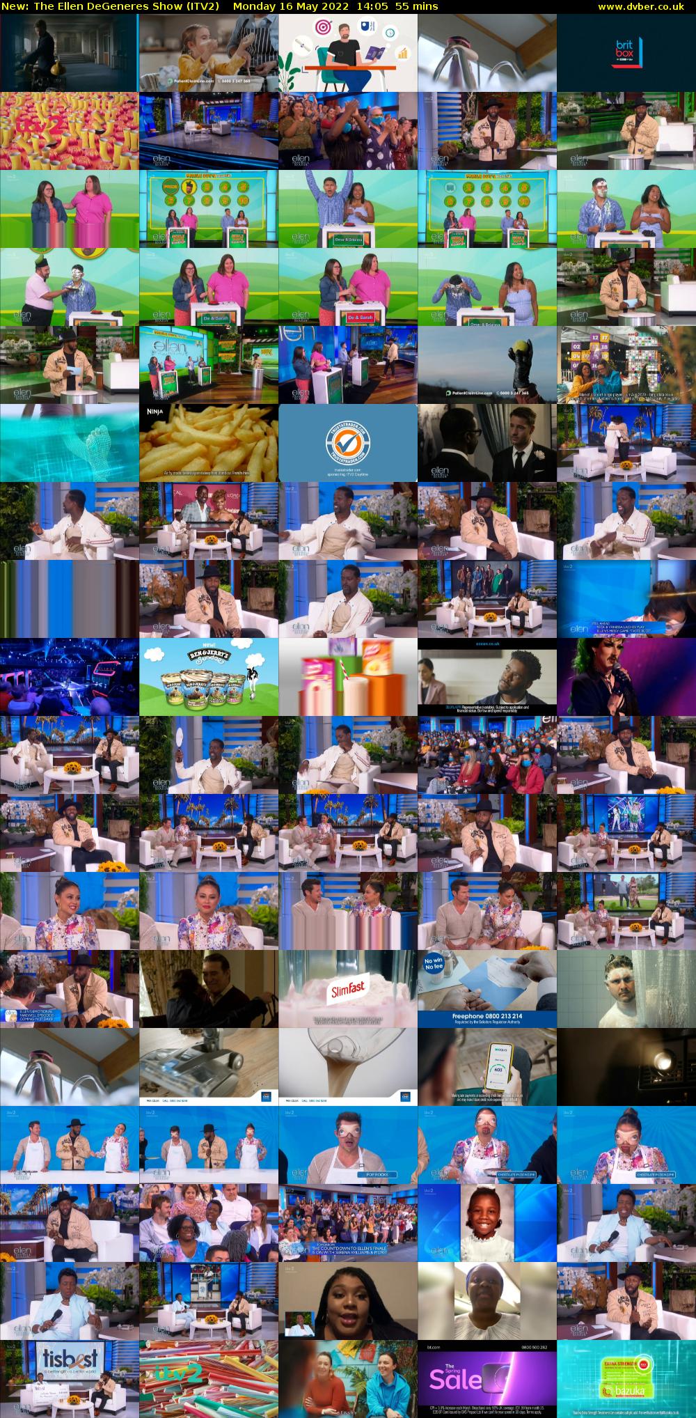 The Ellen DeGeneres Show (ITV2) Monday 16 May 2022 14:05 - 15:00