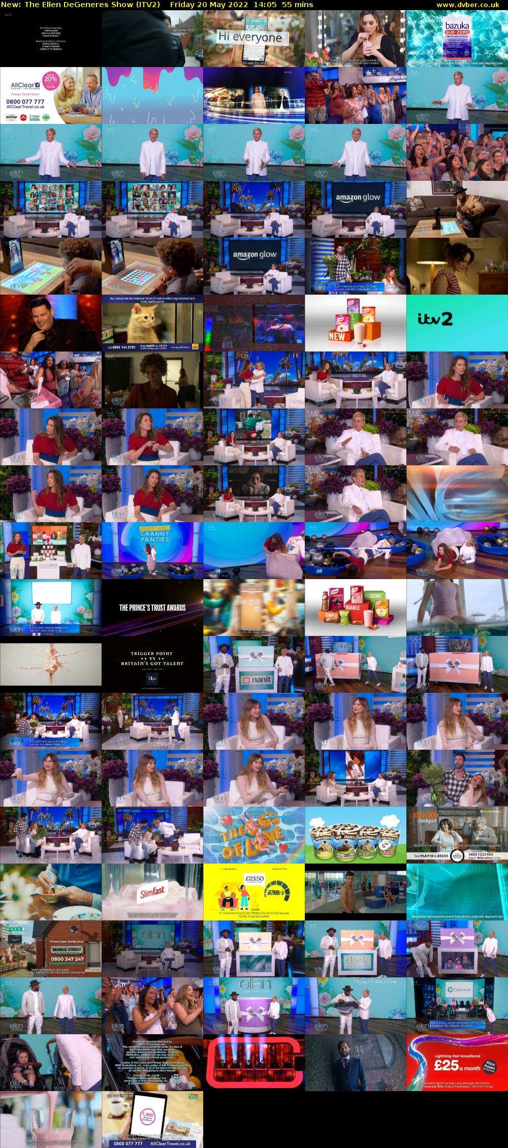 The Ellen DeGeneres Show (ITV2) Friday 20 May 2022 14:05 - 15:00