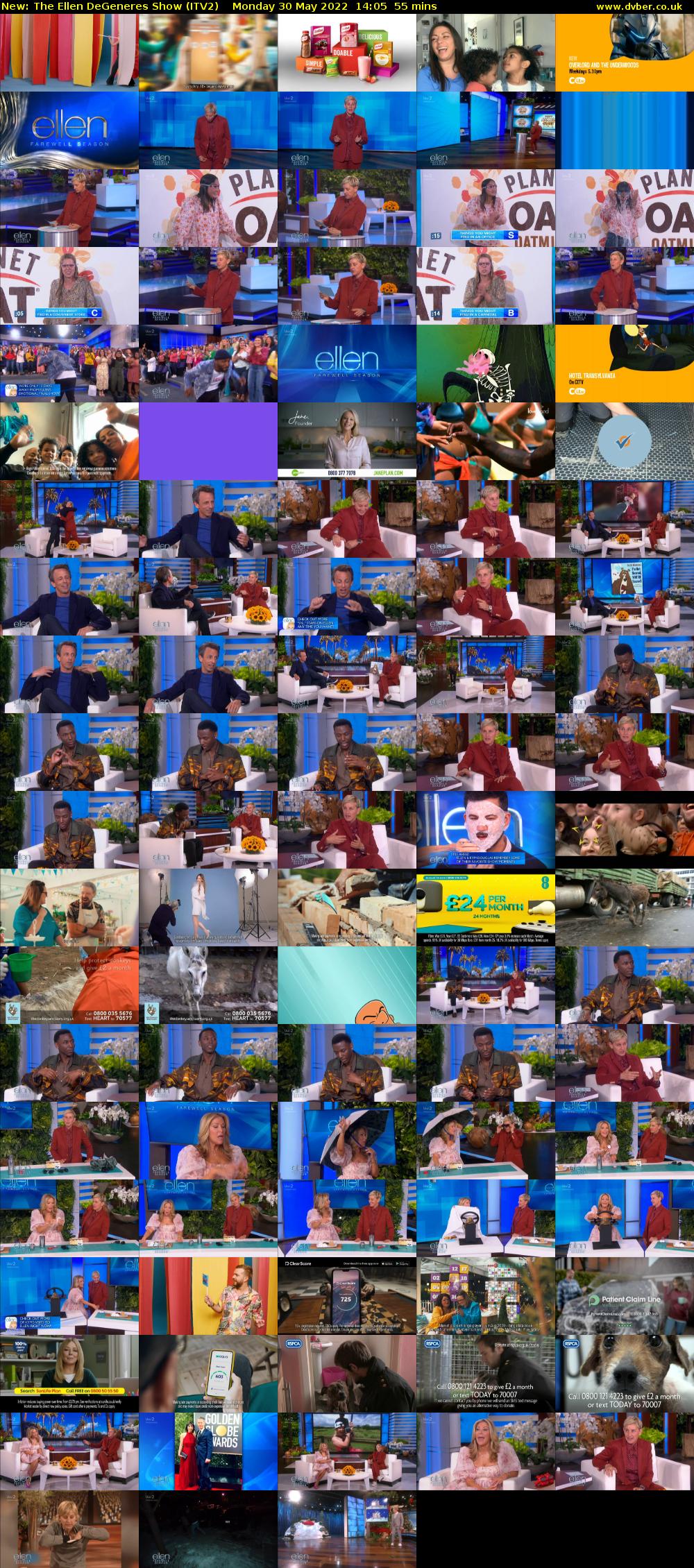 The Ellen DeGeneres Show (ITV2) Monday 30 May 2022 14:05 - 15:00