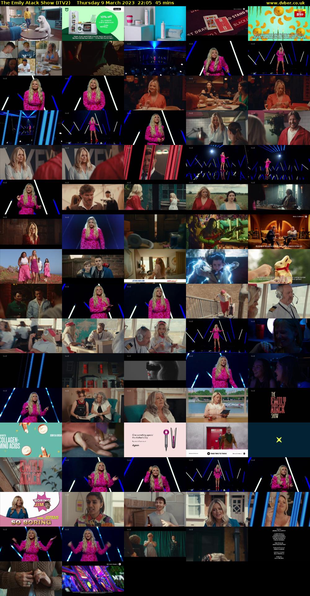 The Emily Atack Show (ITV2) Thursday 9 March 2023 22:05 - 22:50