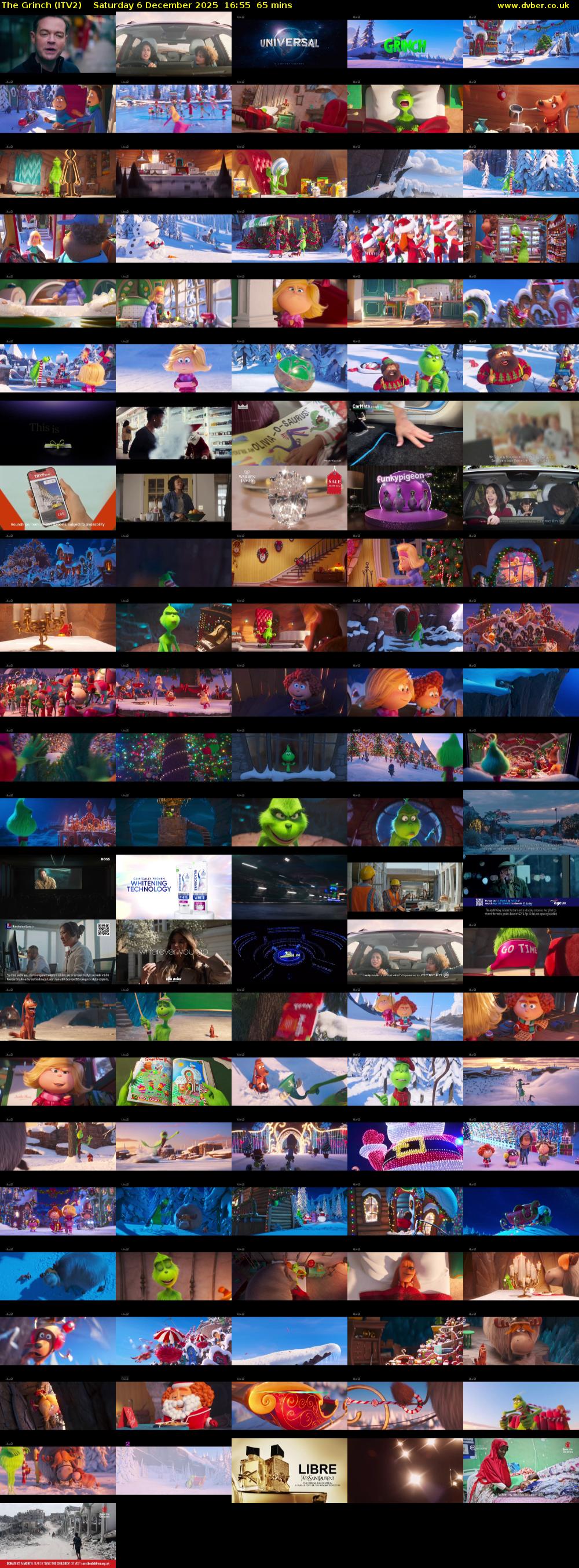 The Grinch (ITV2) Saturday 6 December 2025 16:55 - 18:00