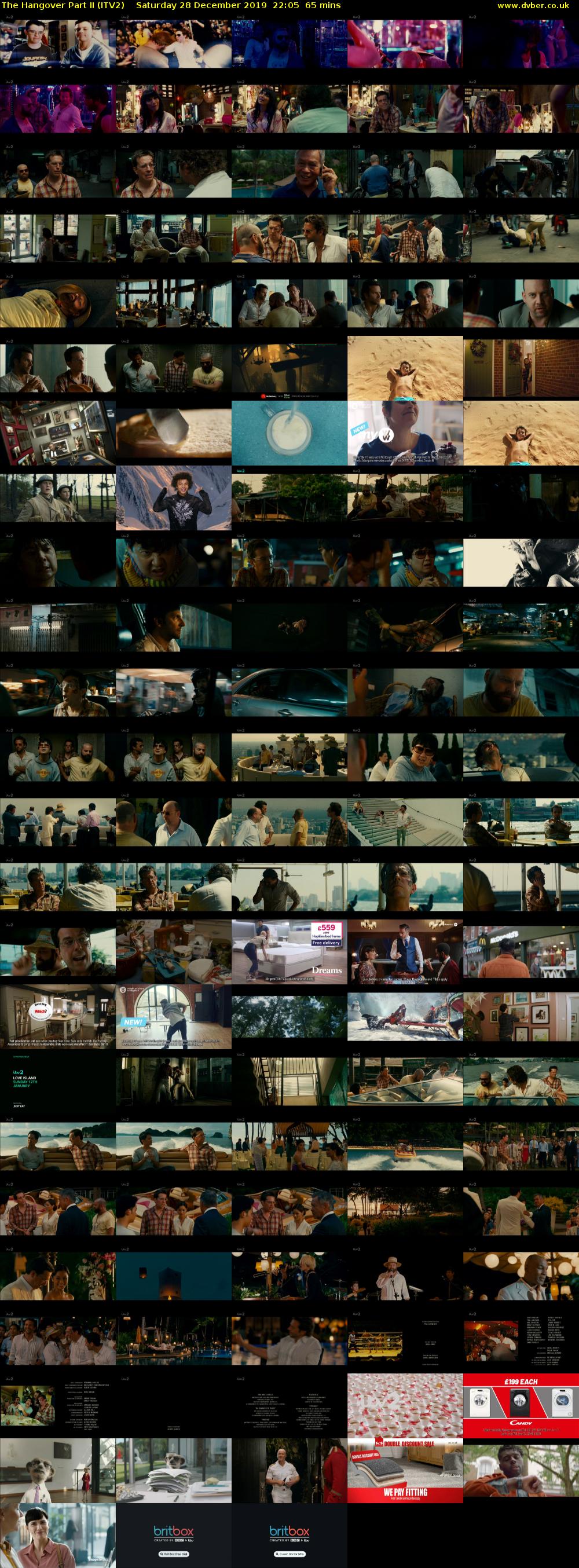 The Hangover Part II (ITV2) Saturday 28 December 2019 22:05 - 23:10