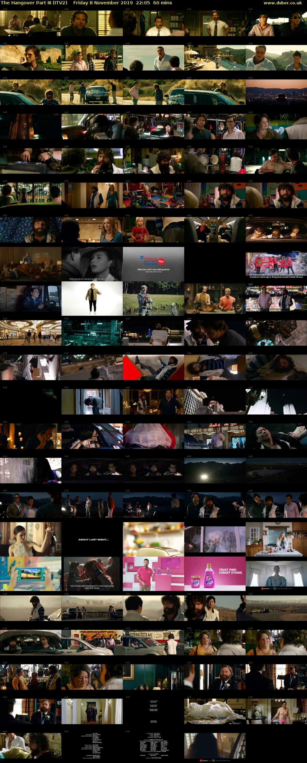 The Hangover Part III (ITV2) Friday 8 November 2019 22:05 - 23:05