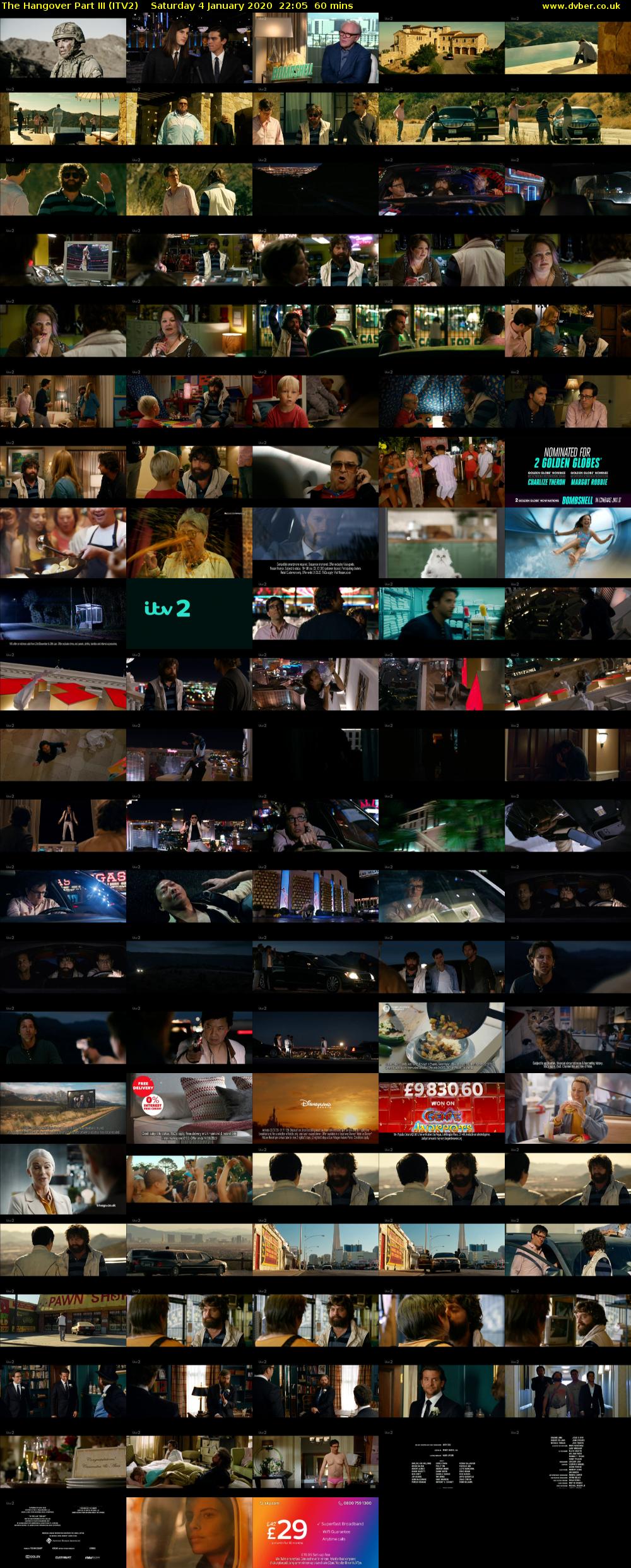 The Hangover Part III (ITV2) Saturday 4 January 2020 22:05 - 23:05