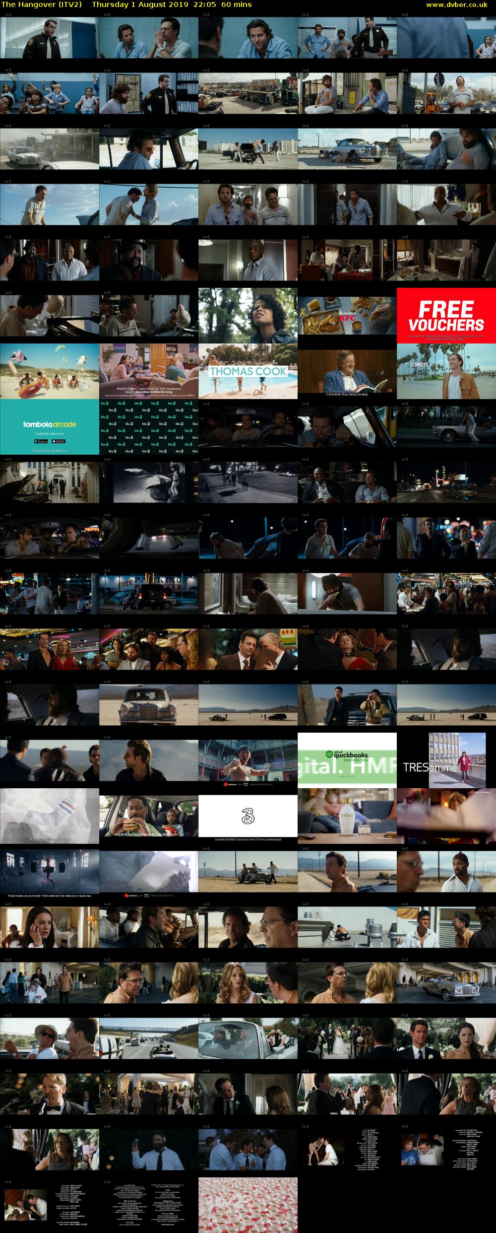 The Hangover (ITV2) Thursday 1 August 2019 22:05 - 23:05