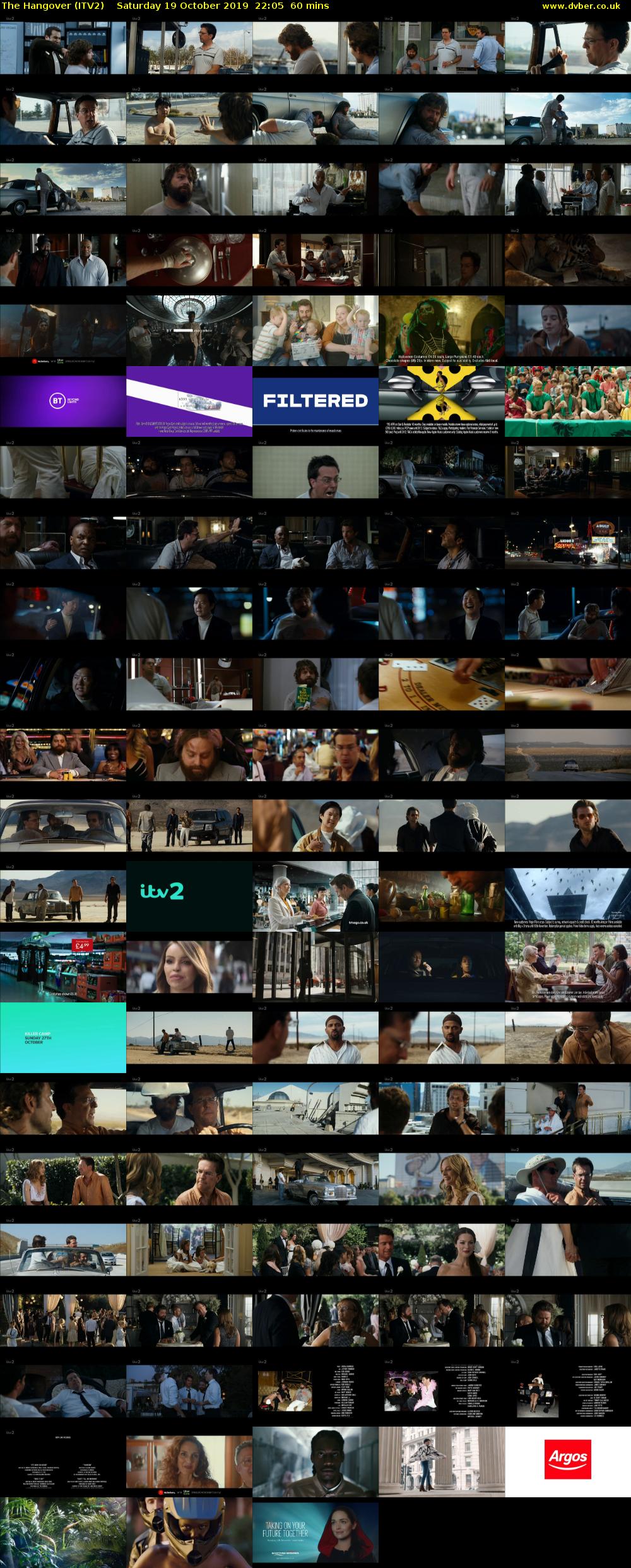 The Hangover (ITV2) Saturday 19 October 2019 22:05 - 23:05
