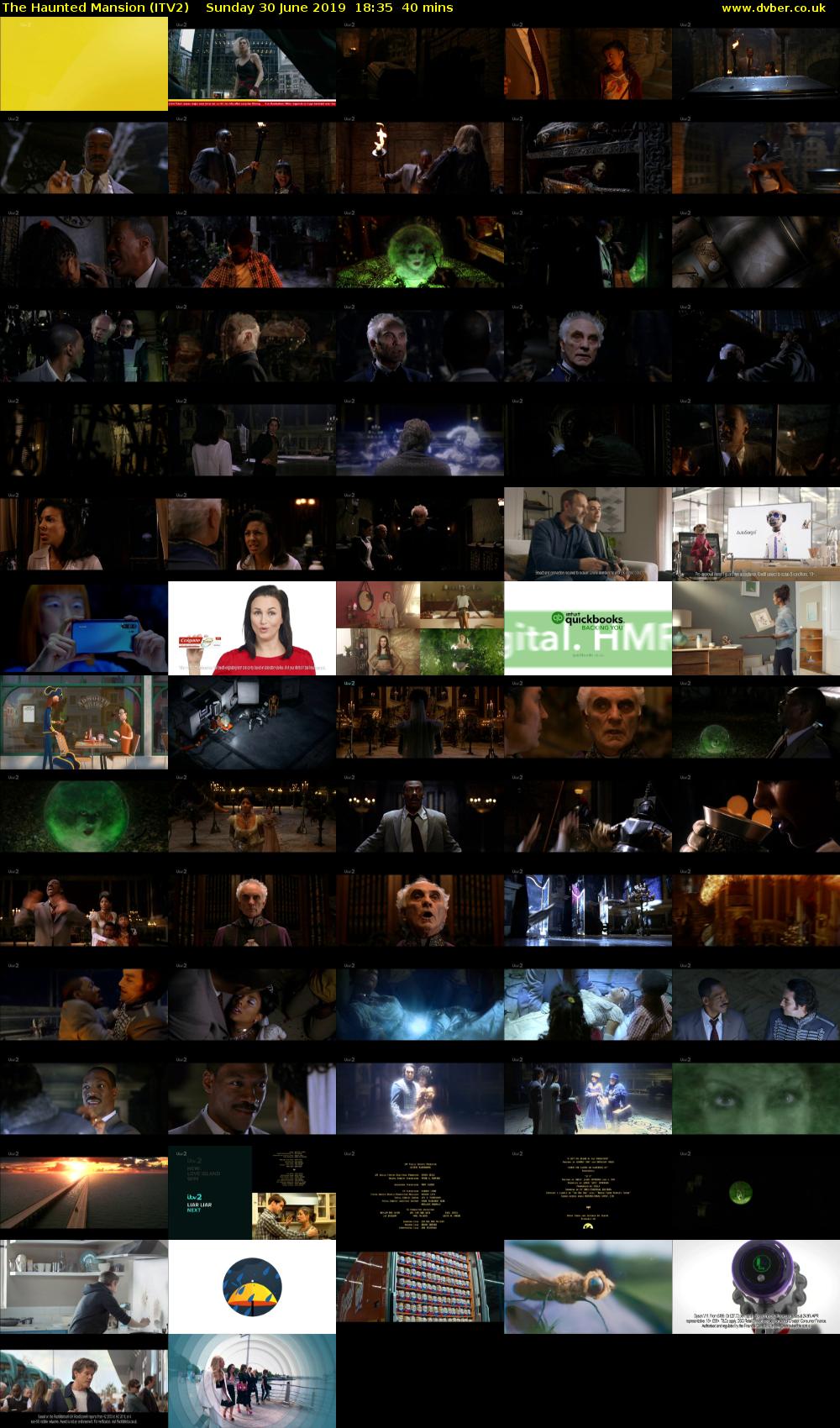 The Haunted Mansion (ITV2) Sunday 30 June 2019 18:35 - 19:15