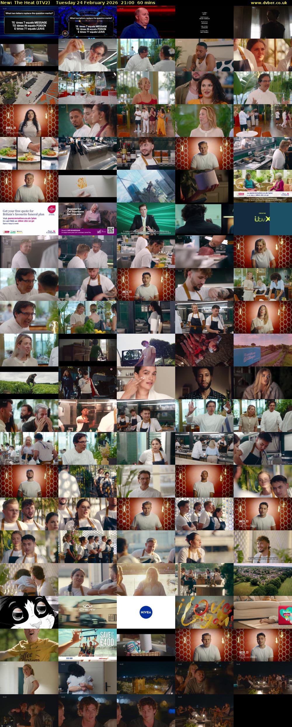 The Heat (ITV2) Tuesday 24 February 2026 21:00 - 22:00