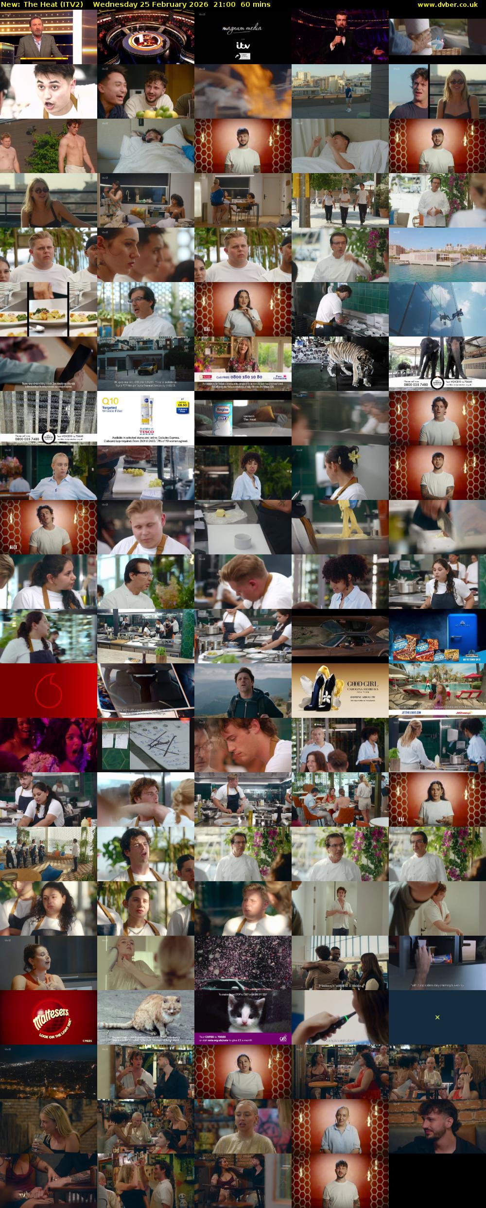 The Heat (ITV2) Wednesday 25 February 2026 21:00 - 22:00