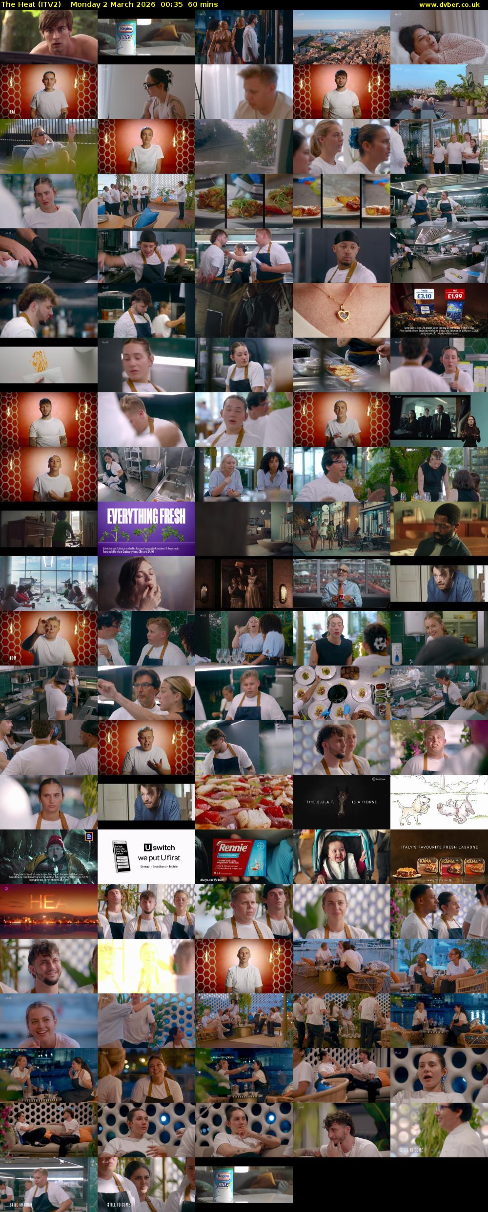 The Heat (ITV2) Monday 2 March 2026 00:35 - 01:35