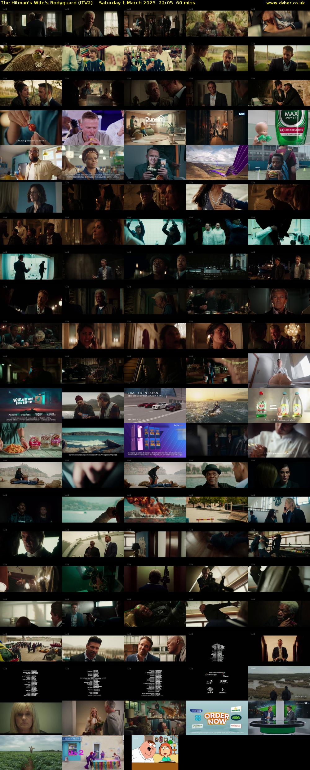 The Hitman's Wife's Bodyguard (ITV2) Saturday 1 March 2025 22:05 - 23:05