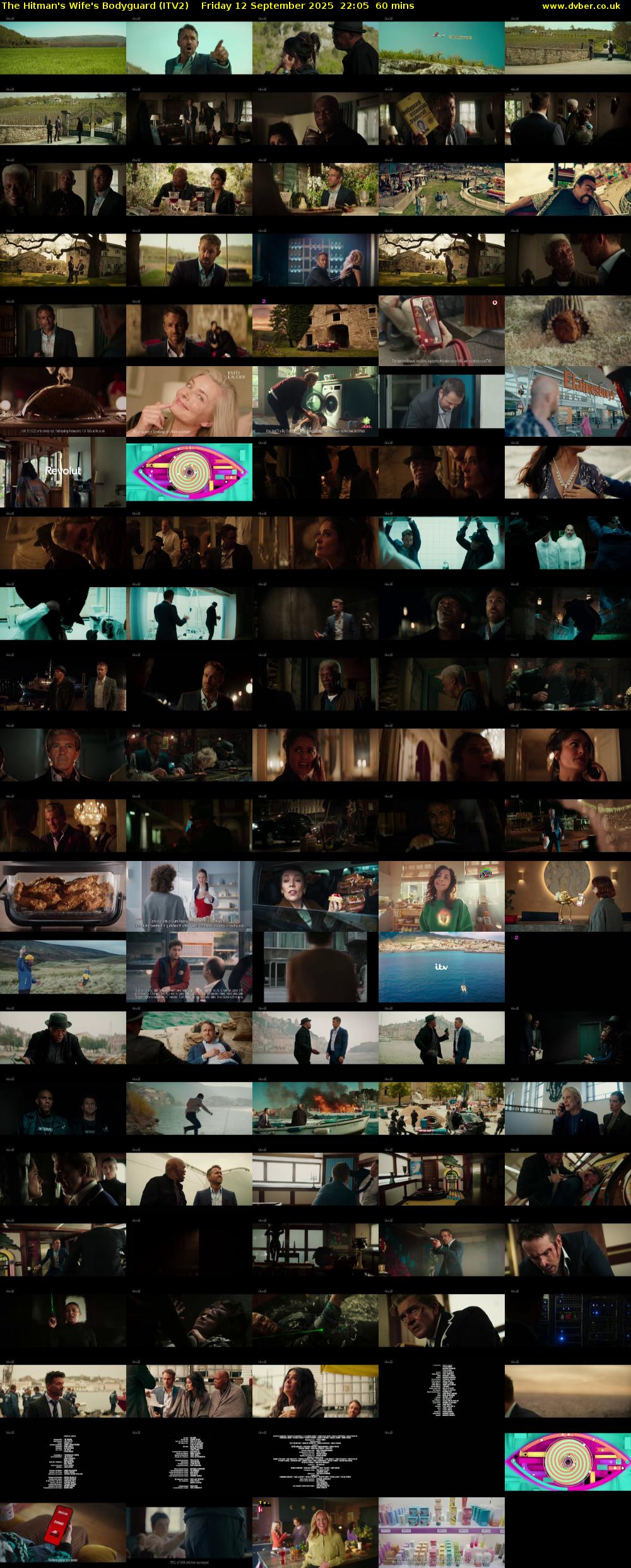 The Hitman's Wife's Bodyguard (ITV2) Friday 12 September 2025 22:05 - 23:05