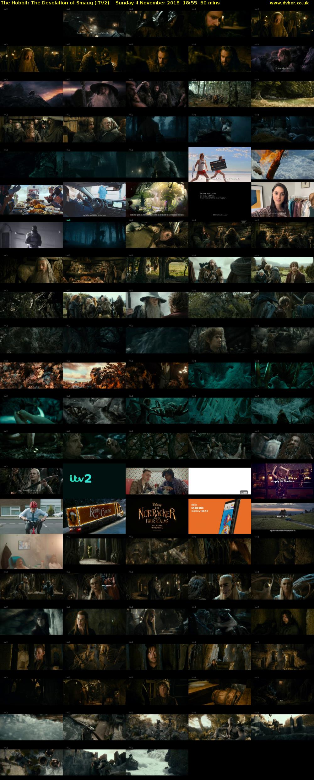 The Hobbit: The Desolation of Smaug (ITV2) Sunday 4 November 2018 18:55 - 19:55