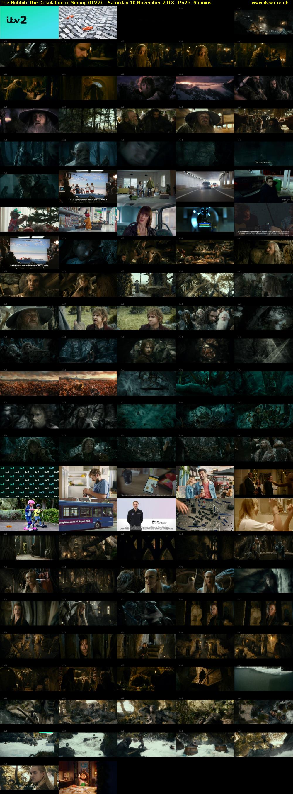 The Hobbit: The Desolation of Smaug (ITV2) Saturday 10 November 2018 19:25 - 20:30