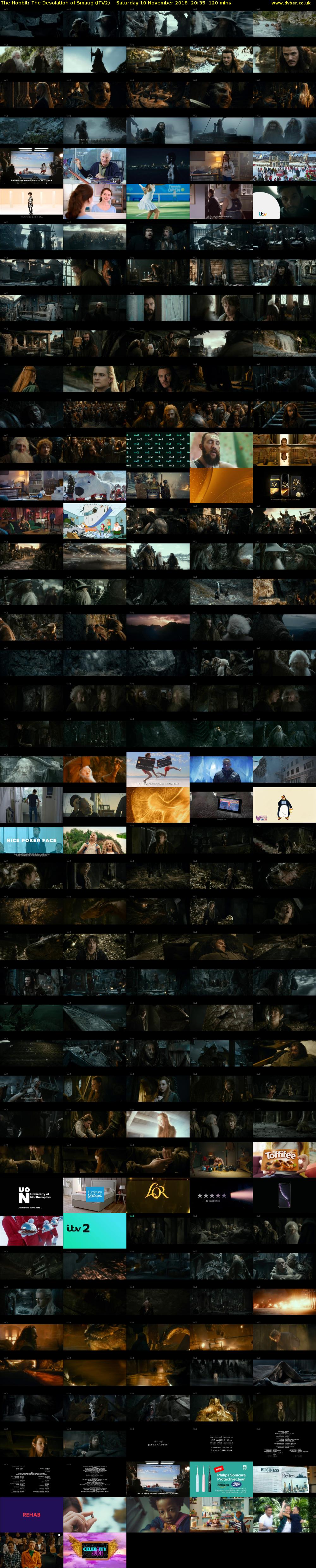 The Hobbit: The Desolation of Smaug (ITV2) Saturday 10 November 2018 20:35 - 22:35