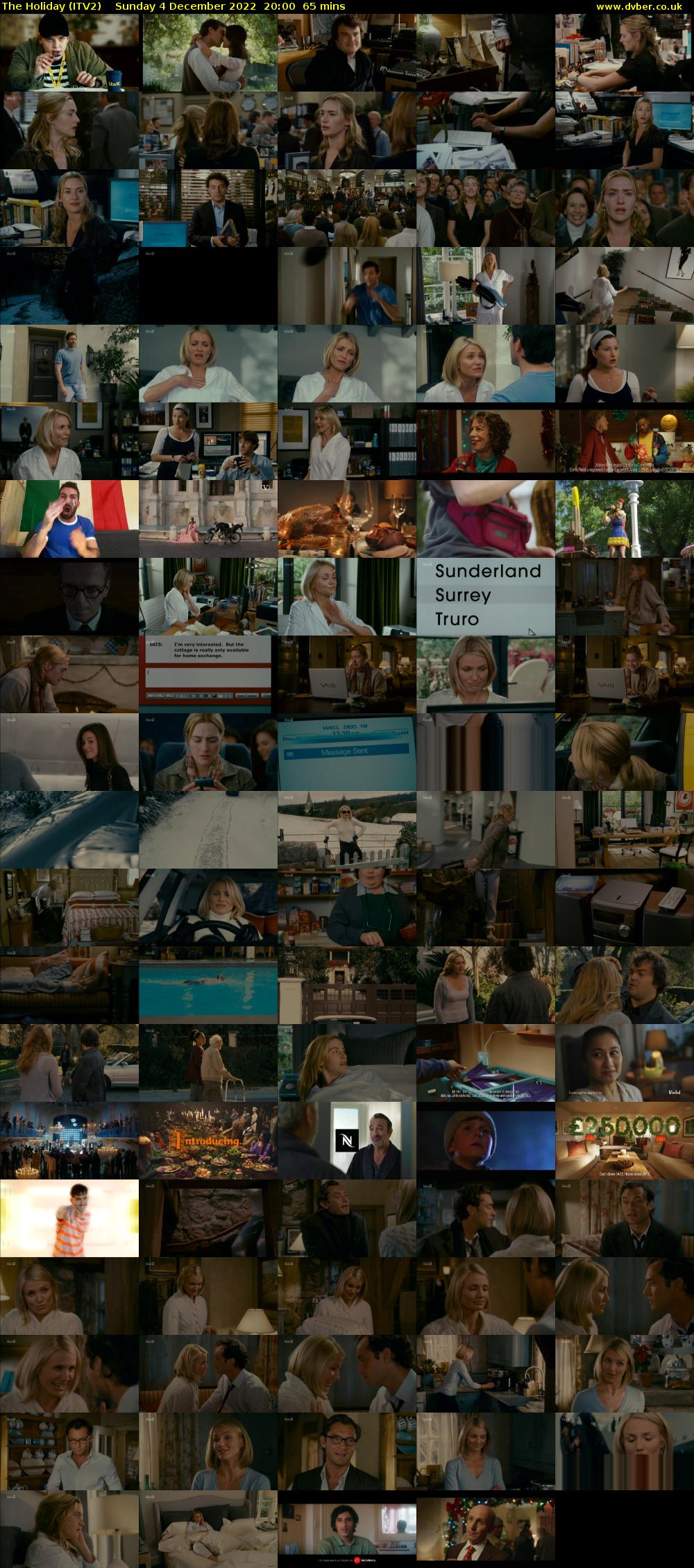 The Holiday (ITV2) Sunday 4 December 2022 20:00 - 21:05