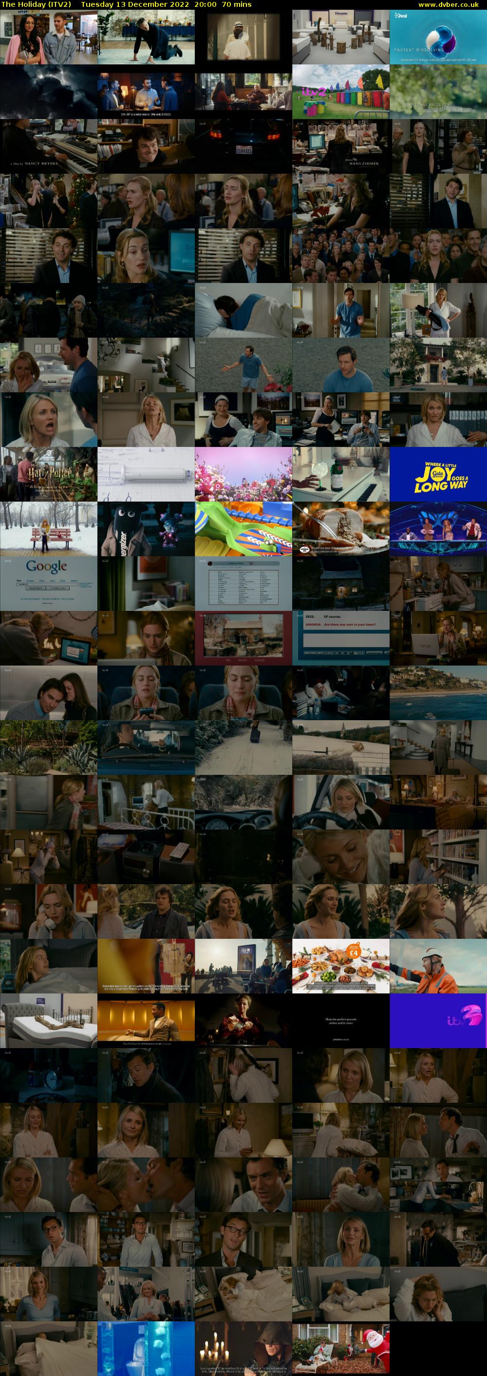 The Holiday (ITV2) Tuesday 13 December 2022 20:00 - 21:10
