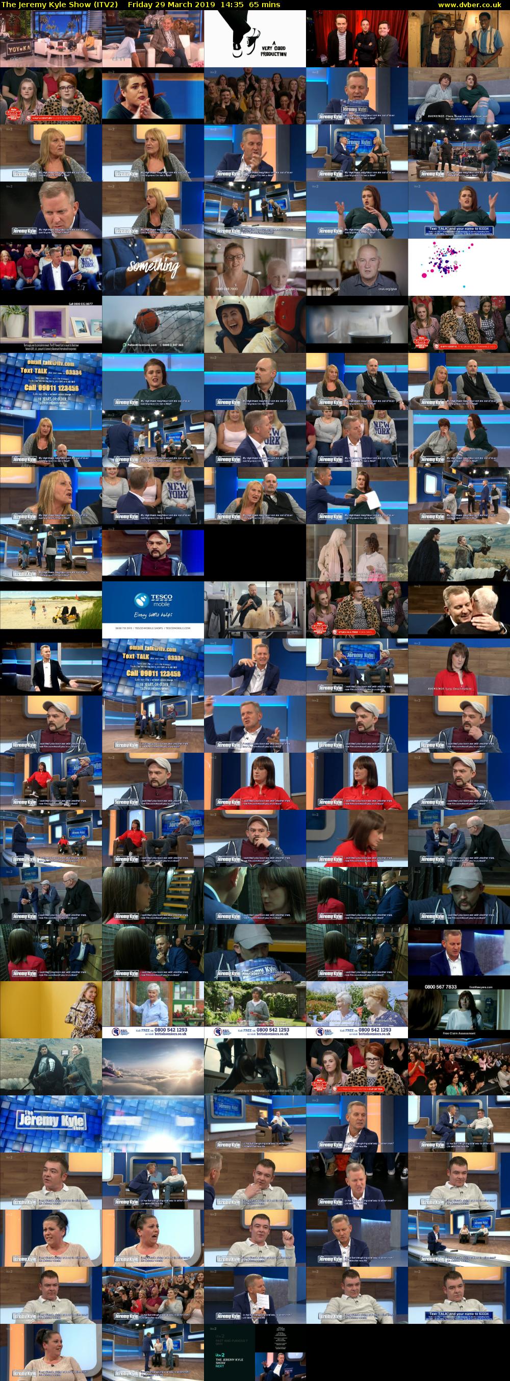 The Jeremy Kyle Show (ITV2) Friday 29 March 2019 14:35 - 15:40