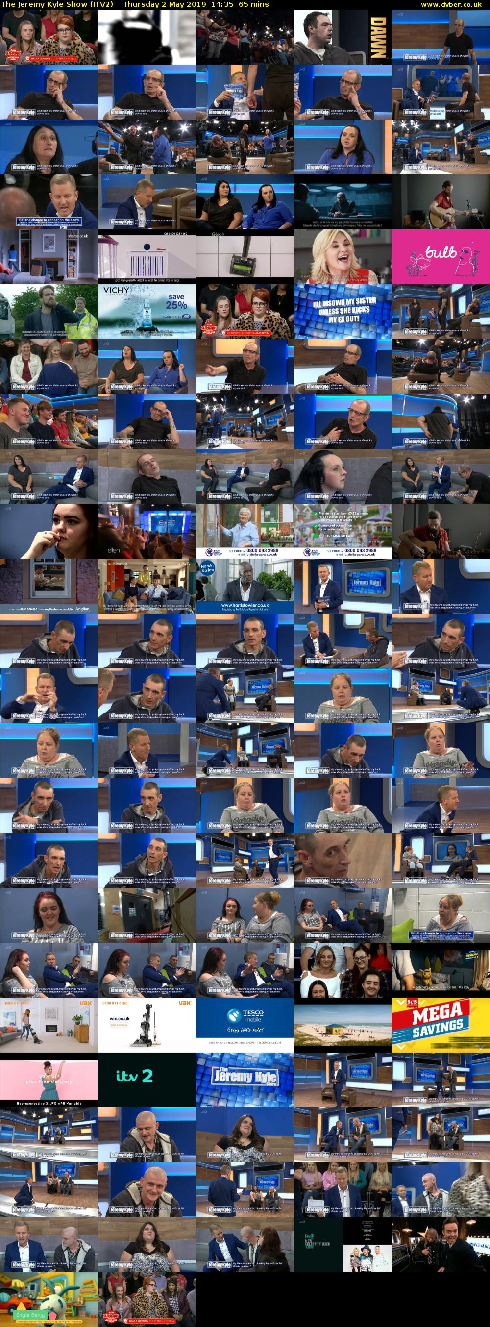 The Jeremy Kyle Show (ITV2) Thursday 2 May 2019 14:35 - 15:40