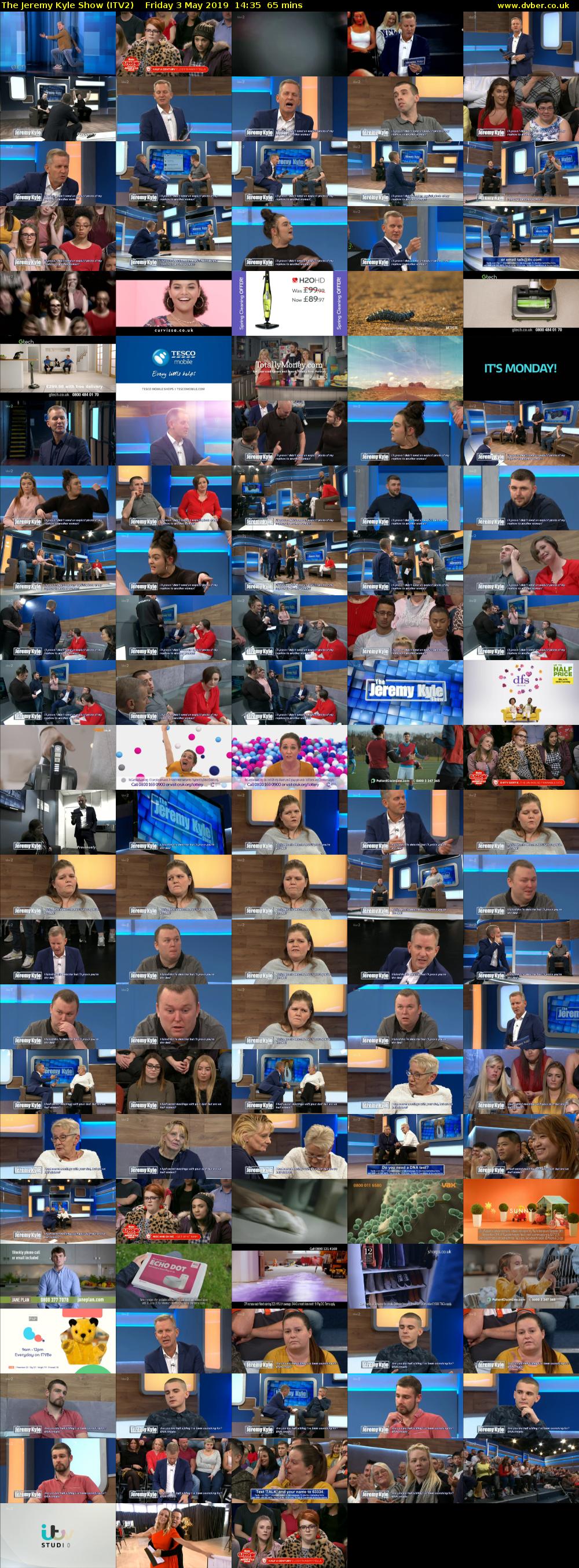 The Jeremy Kyle Show (ITV2) Friday 3 May 2019 14:35 - 15:40