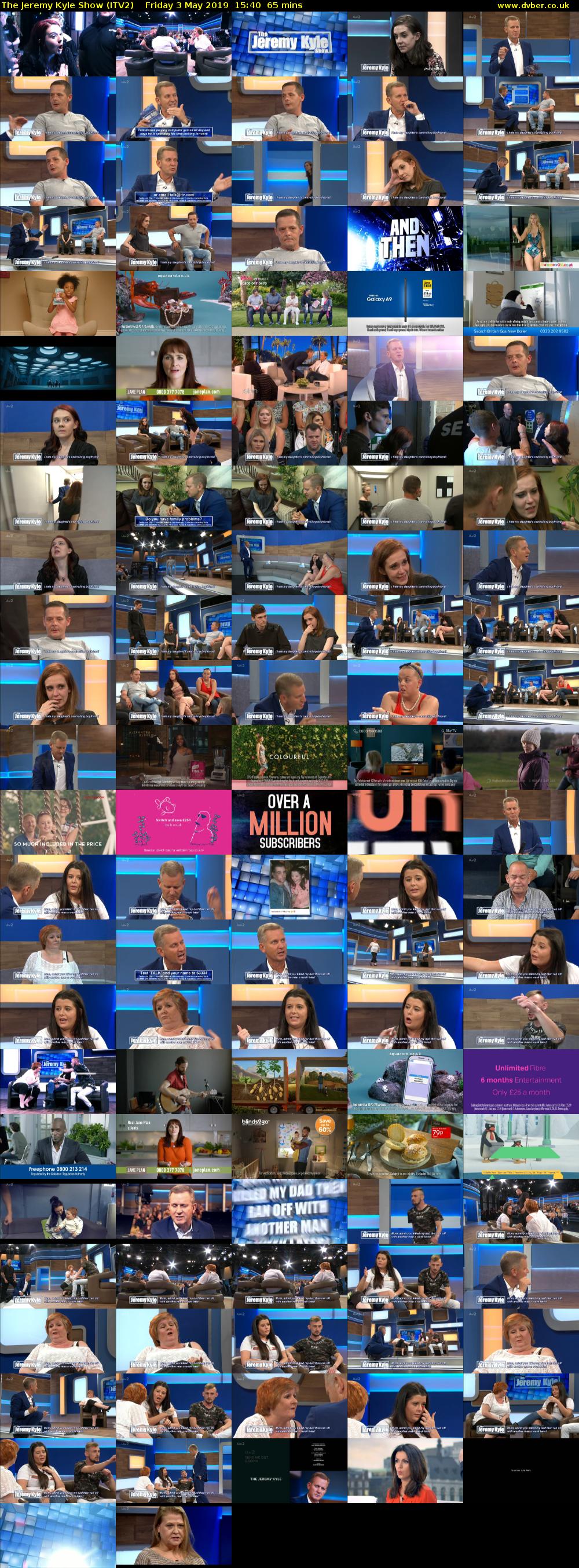 The Jeremy Kyle Show (ITV2) Friday 3 May 2019 15:40 - 16:45