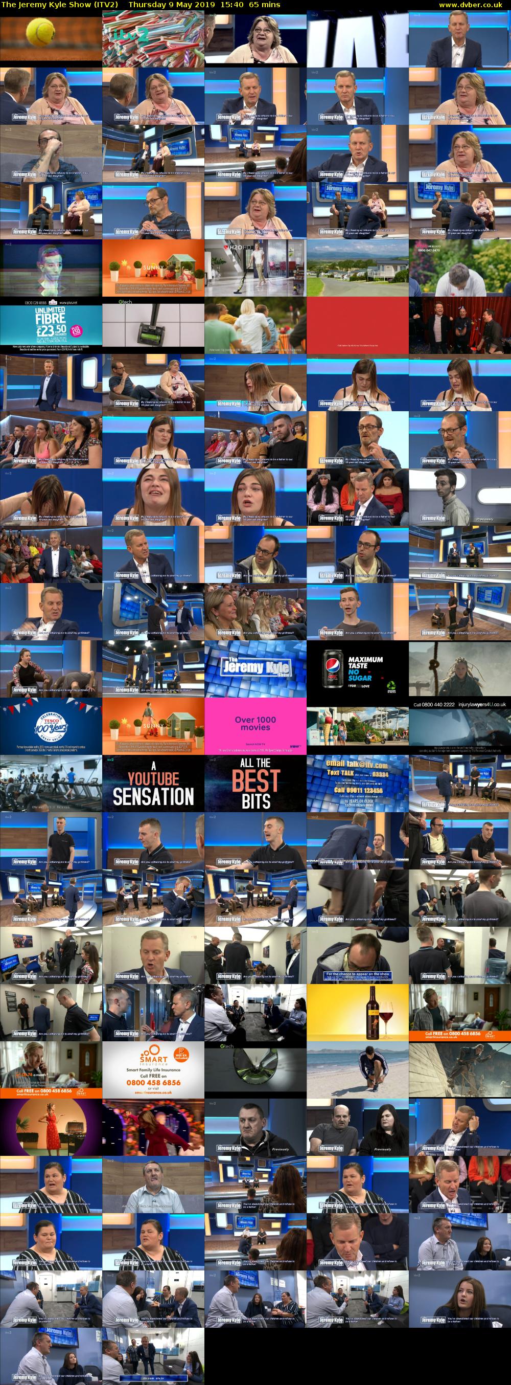 The Jeremy Kyle Show (ITV2) Thursday 9 May 2019 15:40 - 16:45