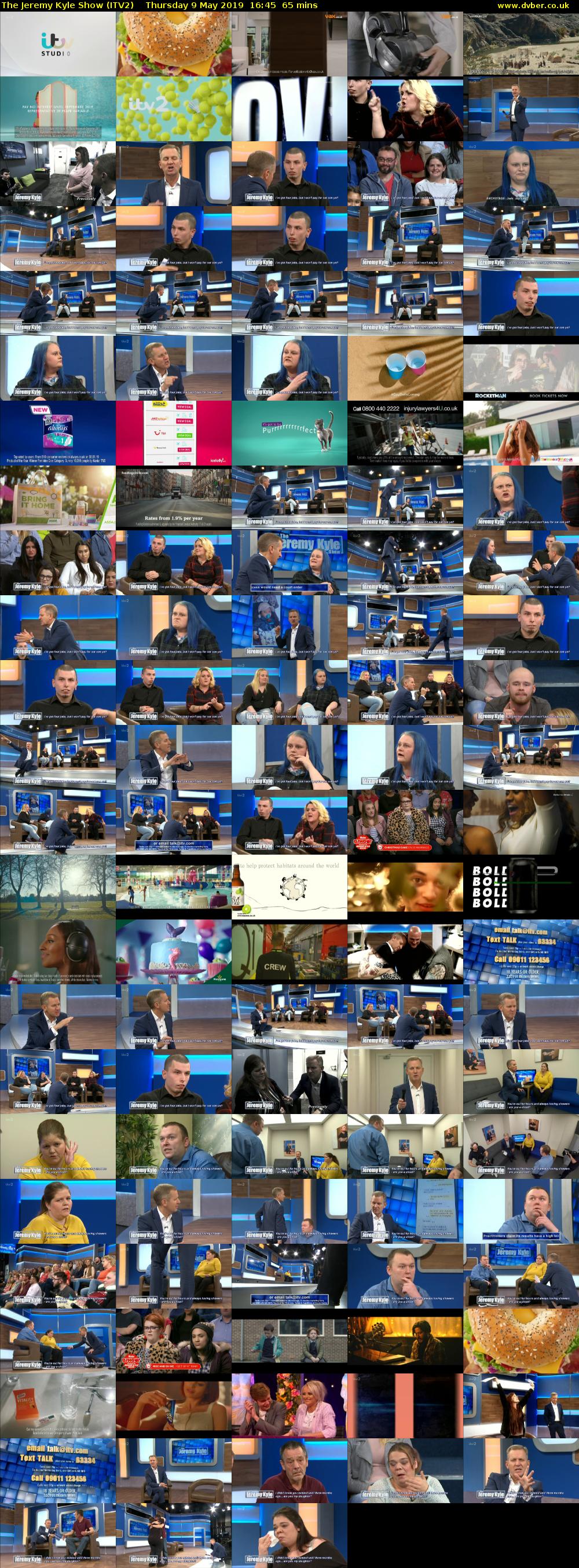 The Jeremy Kyle Show (ITV2) Thursday 9 May 2019 16:45 - 17:50