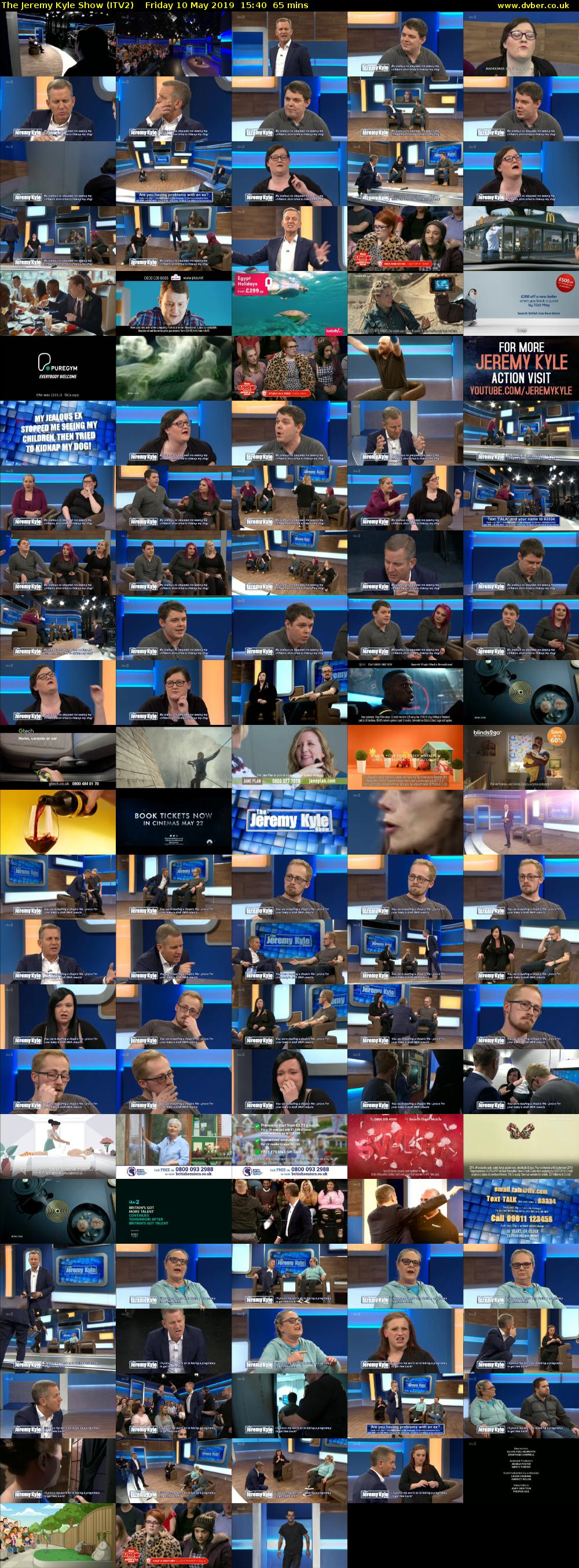 The Jeremy Kyle Show (ITV2) Friday 10 May 2019 15:40 - 16:45