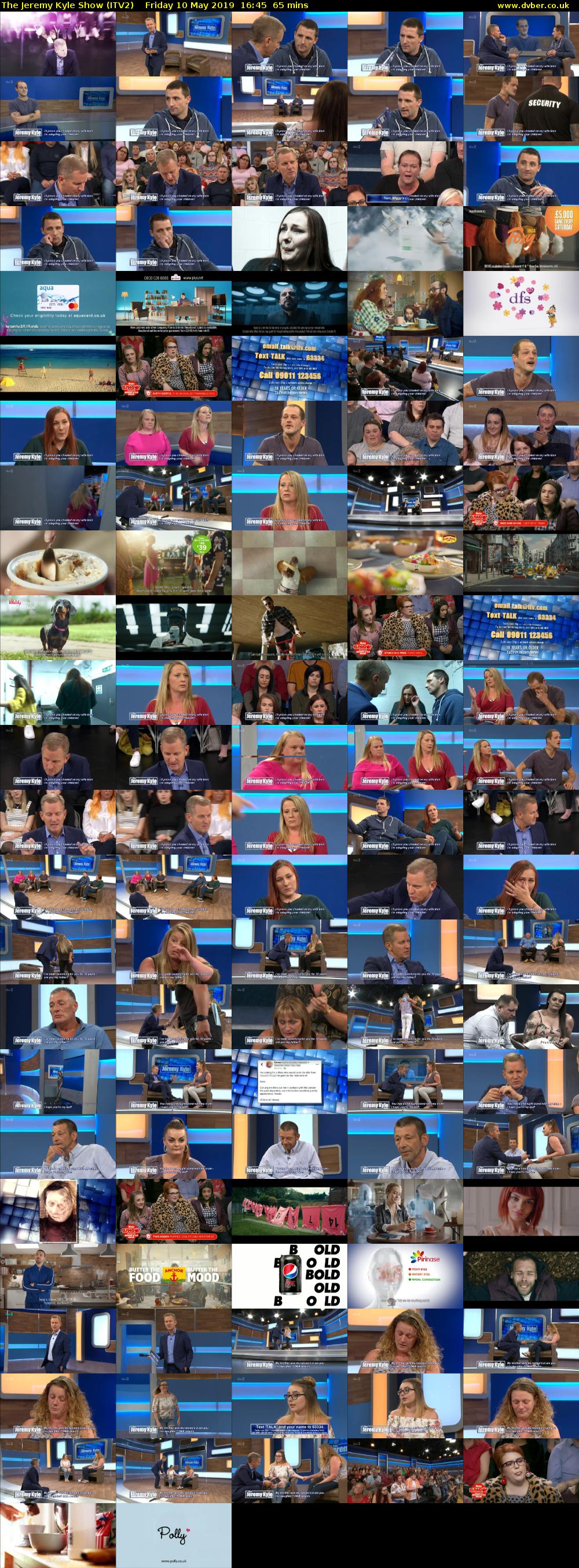 The Jeremy Kyle Show (ITV2) Friday 10 May 2019 16:45 - 17:50