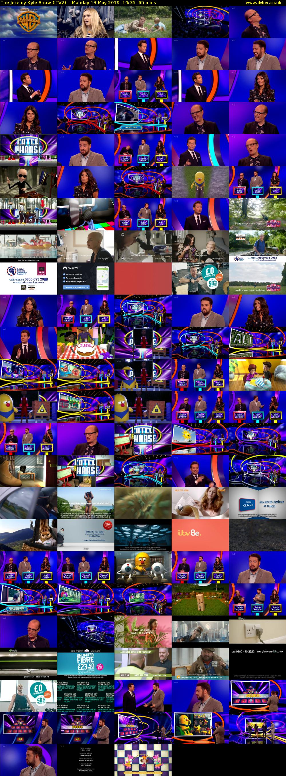 The Jeremy Kyle Show (ITV2) Monday 13 May 2019 14:35 - 15:40