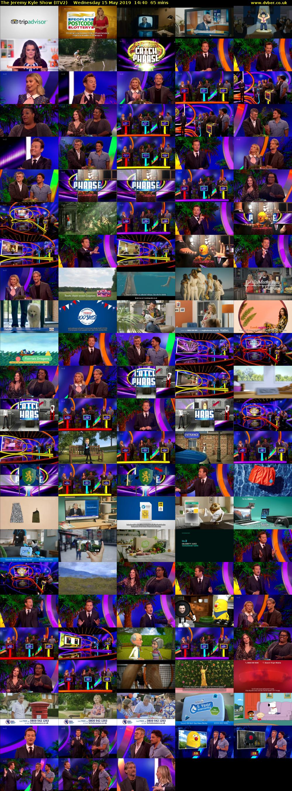The Jeremy Kyle Show (ITV2) Wednesday 15 May 2019 14:40 - 15:45