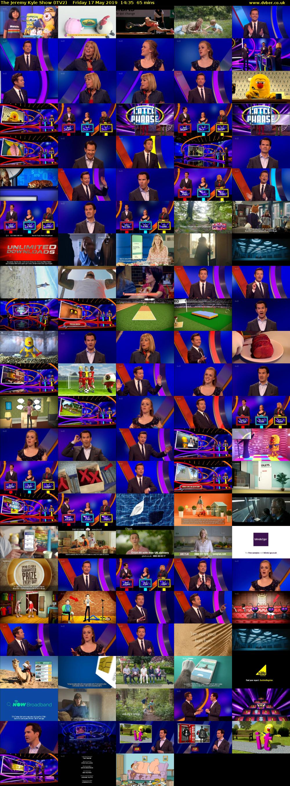 The Jeremy Kyle Show (ITV2) Friday 17 May 2019 14:35 - 15:40