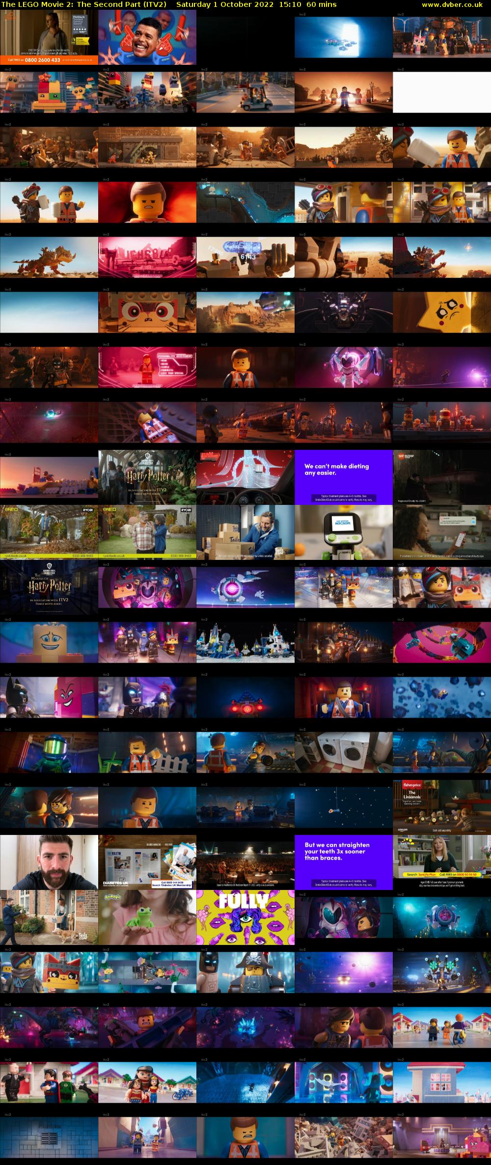 The LEGO Movie 2: The Second Part (ITV2) Saturday 1 October 2022 15:10 - 16:10