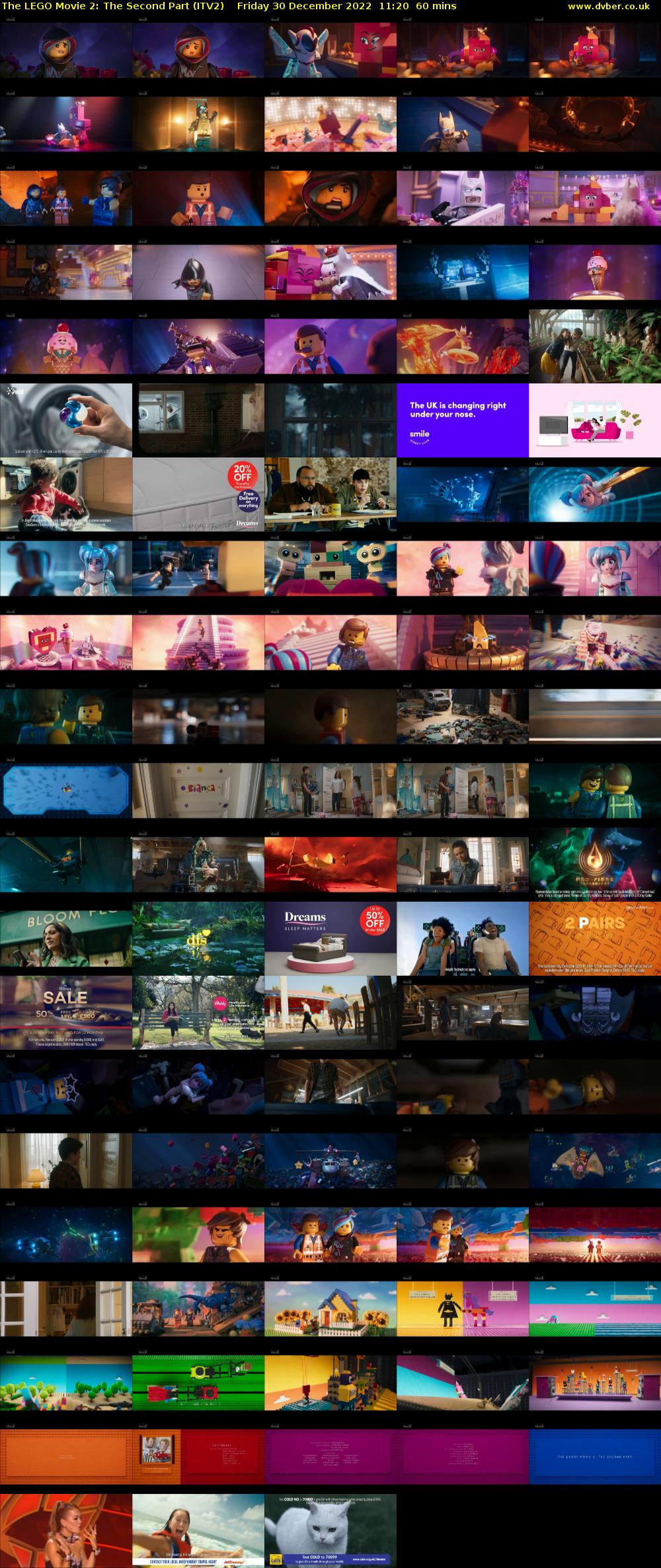 The LEGO Movie 2: The Second Part (ITV2) Friday 30 December 2022 11:20 - 12:20