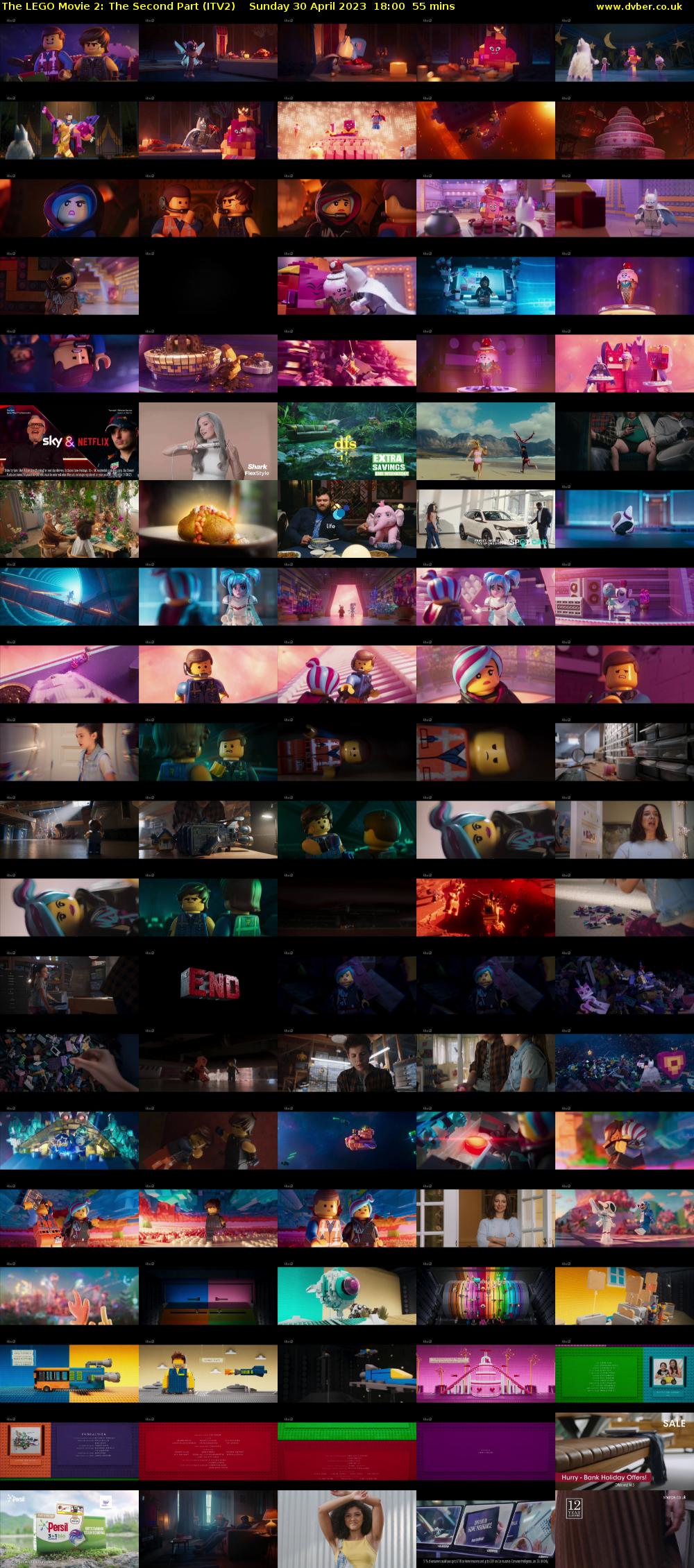 The LEGO Movie 2: The Second Part (ITV2) Sunday 30 April 2023 18:00 - 18:55