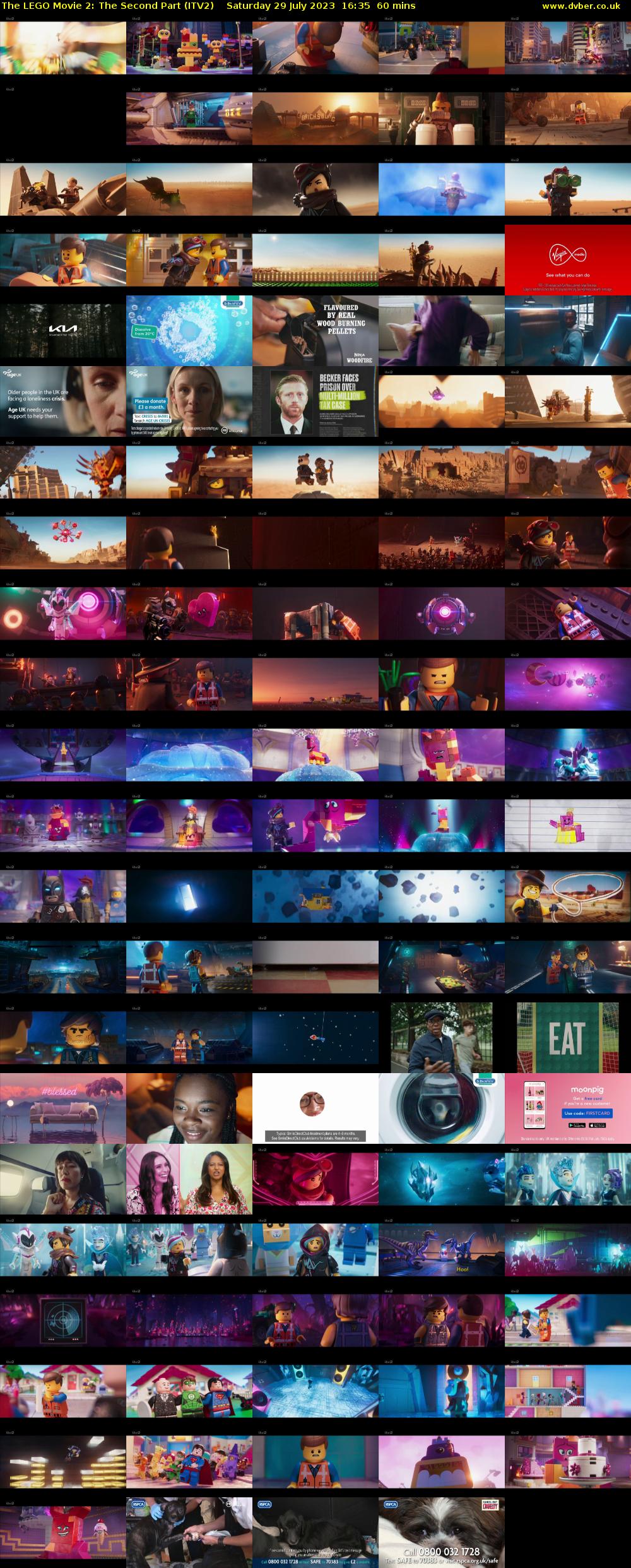 The LEGO Movie 2: The Second Part (ITV2) Saturday 29 July 2023 16:35 - 17:35
