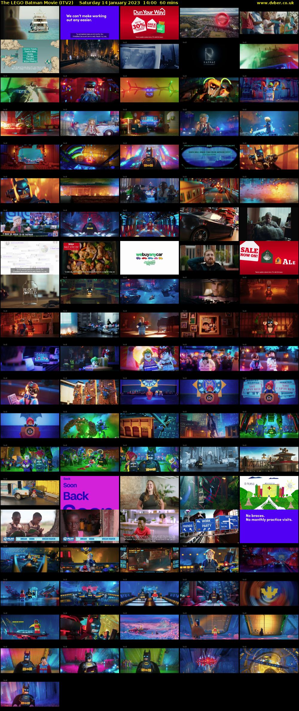 The Lego Batman Movie (ITV2) Saturday 14 January 2023 14:00 - 15:00