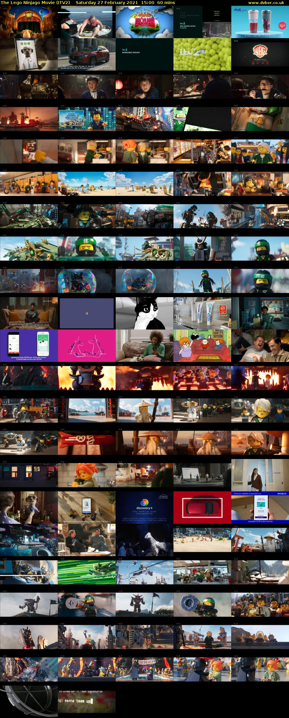 The Lego Ninjago Movie (ITV2) Saturday 27 February 2021 15:00 - 16:00