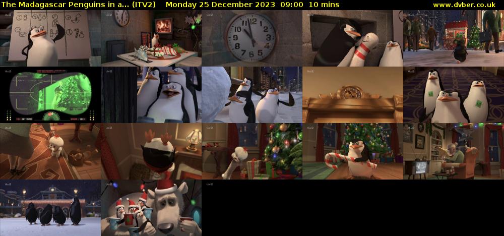 The Madagascar Penguins in a... (ITV2) Monday 25 December 2023 09:00 - 09:10